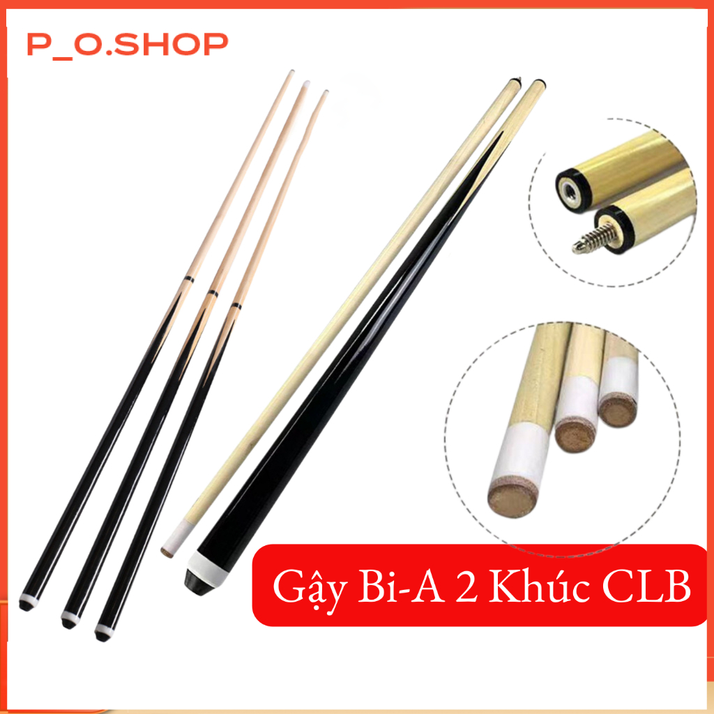 【🔥Rẻ】cơ bida gậy bi a,Được làm bằng cọc gỗ phong chống cong vênh 350g~400g