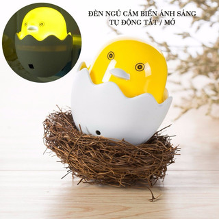 đèn ngủ cảm ứng ánh sáng. tự tắc khi trời sáng