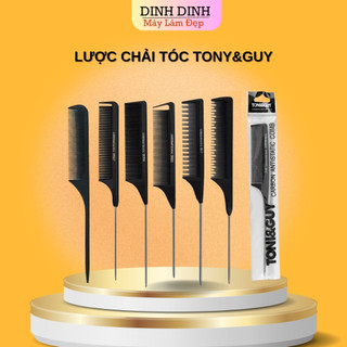 Lược chải tóc, làm tóc Tony and Guy loại 1 không gãy, lược đánh rối đuôi nhọn, đuôi sắt makeup