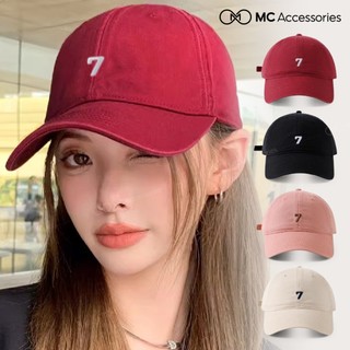 Mũ Lưỡi Trai Quảng Châu Thêu Số 7 MC Accessories Nón Kết Nam Nữ Form Mềm Chất Vải Cotton Thoáng Mát Nhiều Màu Hot Trend