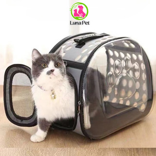 Túi đựng chó mèo, túi trong suốt vận chuyển chó mèo đi xa tiện lợi