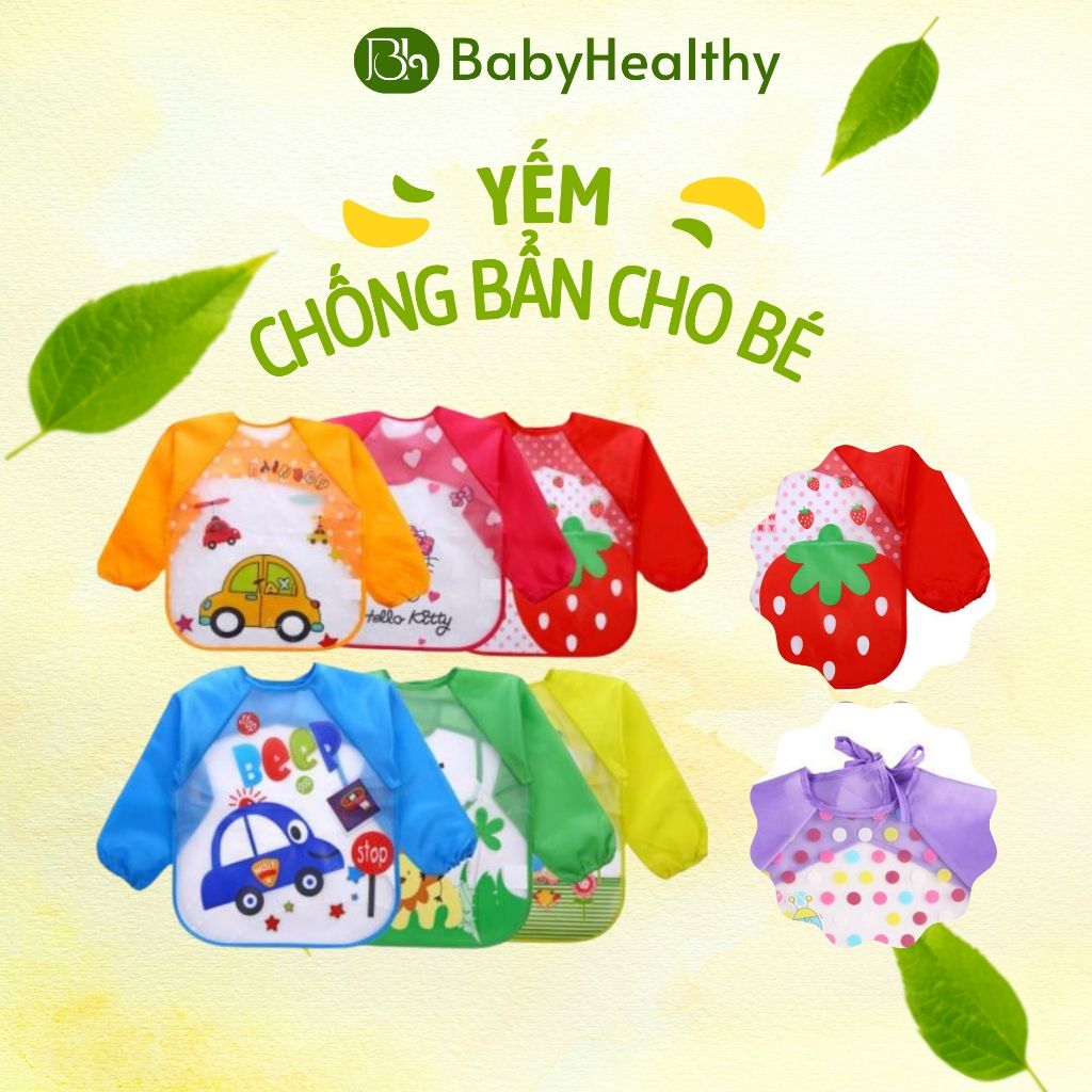 Áo yếm ăn dặm cho bé