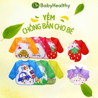 Áo yếm ăn dặm cho bé (được chọn mẫu)