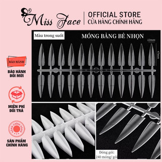 Móng bảng bẻ nhọn - móng làm mẫu nail - móng trưng bày mẫu nail