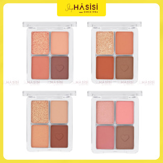 Màu mắt 4 ô odbo - romantic eyes palette od2001 4g