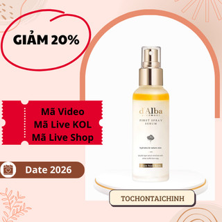 Serum dạng xịt d'Alba căng bóng da First Spray Serum 100ml