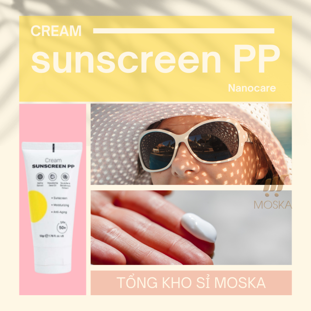 Kem Chống Nắng Nâng Tông Da, Căng Mịn, Thấm Nhanh, Có Thể Làm Lớp Lót Make Up Nâng Tone Da PURE PERFECT 50ml| Moska Shop