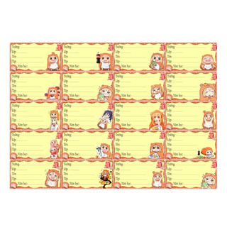 Nhãn vở Himouto! Umaru-Chan 60 hình khác nhau/ nhãn dán anime umaru chan
