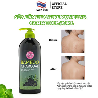  Sữa tắm mụn lưng cathy doll thái lan sữa tắm than tre hỗ trợ mụn lưng 500ml Fata co's 
