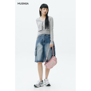 Quần short jean túi hộp vnxk