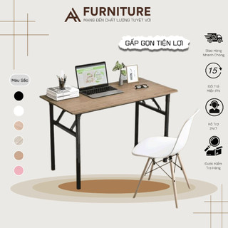 Bàn Xếp Gấp Gọn Tiện Lợi Vững Chắc Đã Lắp Sẵn Độ Hoàn Thiện Cao - Bàn Học Tập Làm Việc | Nội Thất Anh Hoàng