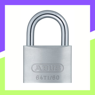Khoá móc treo siêu nhẹ cao cấp ABUS Titalium 64Ti/60 thân 60mm chìa răng cưa