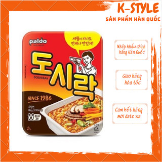 Hộp mì kim chi dosirak paldo hàn quốc 86g 김치도시락 86g