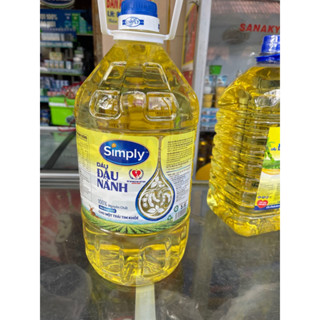 Can 5 Lít Dầu Simply Đậu Nành Chính Hãng