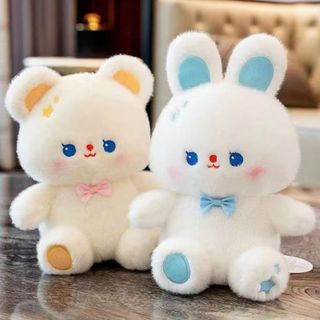  Móc khoá gấu bông chất liệu PP cotton mềm mịn dễ thương 
