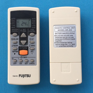 Điều khiển điều hoà Fujitsu Nút cam 2 chiều - REMOTE MÁY LẠNH sử dụng cho máy bãi Nhật -Hàng mới 100% - bh 3 tháng