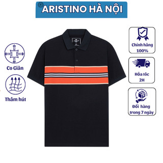 Áo polo nam Aristino form ôm chất cotton APS125S3