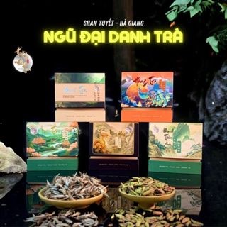 Hộp Trà Shan Tuyết Cổ Thụ Thượng Hạng HOÀNG ĐAN TEA Cao Cấp Chè San Hà Giang Trà Đạo Quà Biếu Tết Tặng Doanh Nghiệp