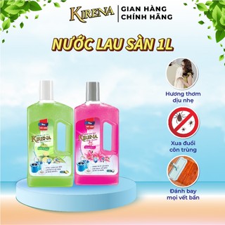 Nước Lau Sàn Hương Hoa Lưu Hương Lâu Cho Nhà Thêm Thơm Mát, Không Trơn Trượt 1L Kirena Official