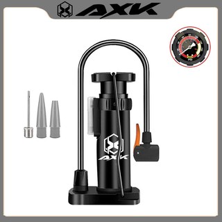 Bơm xe máy xe đạp nhỏ gọn AXK đầu van đa năng