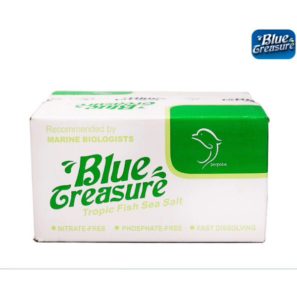 Muối blue treasure Tropic Fish Sea Salt, Muối pha nước biển nuôi cá blue treasure thùng 20kg |  Blue