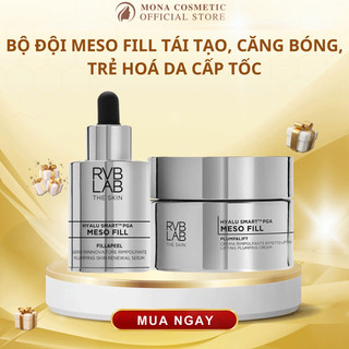 Bộ đôi meso fill tái tạo, căng bóng, trẻ hóa da cấp tốc, nâng cơ, mang lại sự săn chắc mịn màng