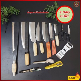 Bộ dao nhà bếp 10 món giá rẻ chất lượng tốt dao thép sắc bén