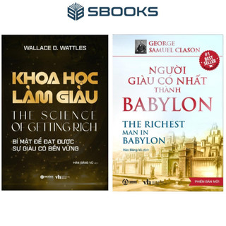 Sách Combo 2 Cuốn : Khoa Học Làm Giàu + Người Giàu Có Nhất Thành Babylon - Sbooks - chính hãng