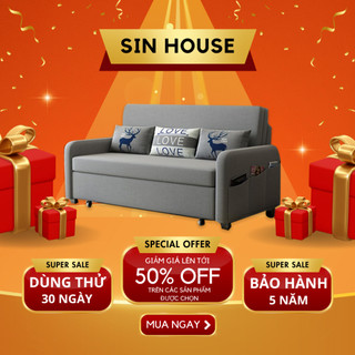 Giường Sofa, Ghế Sofa Giường Gấp Gọn, Ghế Sofa Có Ngăn Chứa Đồ Khung Thép Sơn Tĩnh Điện Cao Cấp