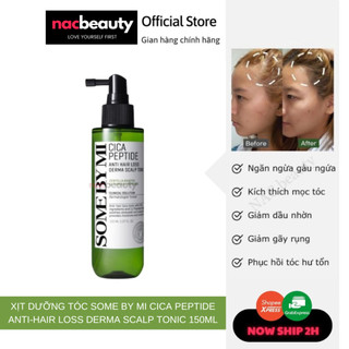 Xịt dưỡng ngăn ngừa rụng tóc Some By Mi Cica Peptide Anti-Hair Loss Derma Scalp TONIC 150ml
