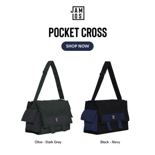 Pocket Cross - Túi chéo canvas túi hộp đi học đi làm Jamlos