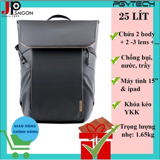 Balo máy ảnh pgytech onego air 25l + da cừu