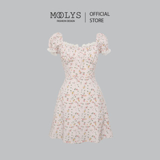 Đầm hoa nhí dễ thương thời trang nữ moolys md032.