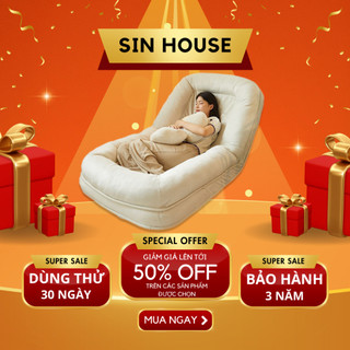Ghế lười thư giãn, ghế sofa điều chỉnh tựa lưng 5 nấc ngả 180 độ có khóa kéo dễ dàng vệ sinh