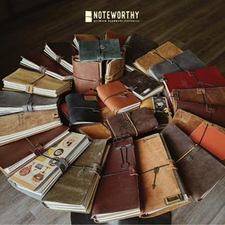 Bìa sổ da bò 13x25cm (chưa bao gồm ruột sổ) - Noteworthy Leather Journals Cover