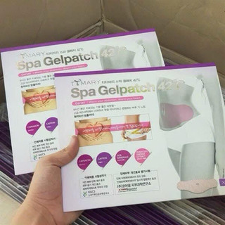 Hoả tốc 24/24 spa gel patch - miếng dán tan mỡ bụng 42 độ full hộp 5 miếng