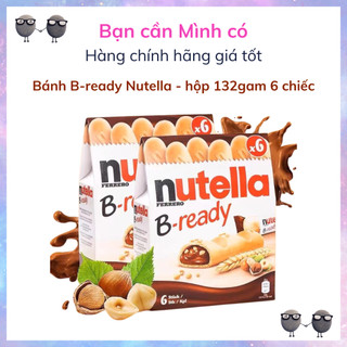 Bánh nhân socola hạt phỉ Nutella B-Ready 132g Hộp 6 bánh