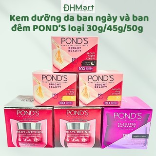 Kem dưỡng da ban ngày và ban đêm pond's loại 30g/45g/50g