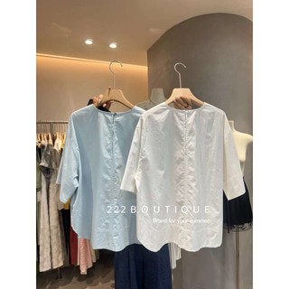 Áo tay lỡ thô suông lc 51313