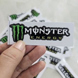 Tem logo monster nhỏ dán trang trí xe máy, điện thoại