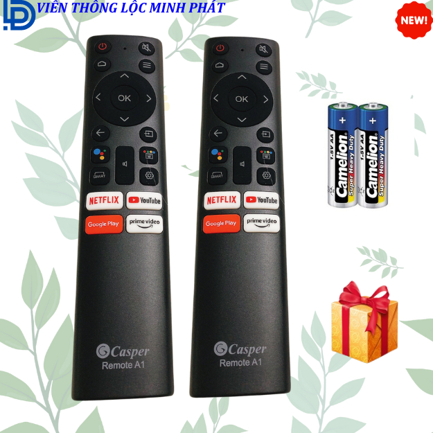  Remote Điều Khiển Tivi casper ,điều khiển tv bằng giọng nói thực casper remote a1 chức năng thoại thông minh 