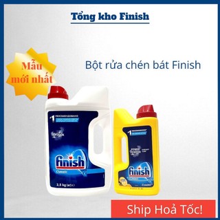 [Có tem phụ] Bột rửa bát Finish [nhập khẩu châu âu, dùng cho máy]