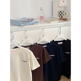 Áo thun babytee basic in nổi cao thành Buddies