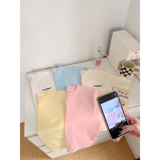 Áo thun babytee basic in nổi cao thành Buddies
