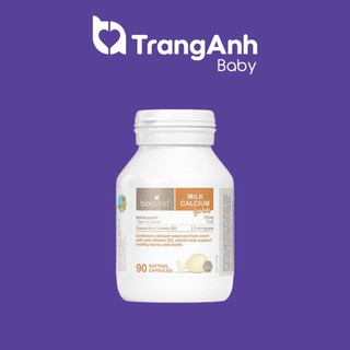 Canxi sữa Bio island Milk Calcium Kids 90 viên giúp bé phát triển chiều cao