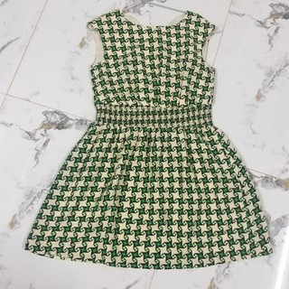 Đầm secondhand 1566 chất lụa có lót đẹp size (N94cm Eo chun D85cm) mới 99%