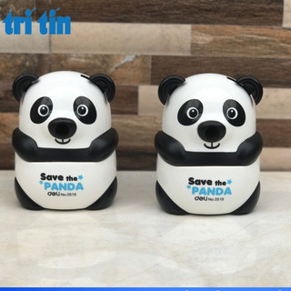 Chuốt/ gọt bút chì quay hình gấu trúc panda deli 0518
