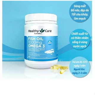 Dầu cá Fish Oil 1000mg Omega 3 Healthy Care 400 viên
