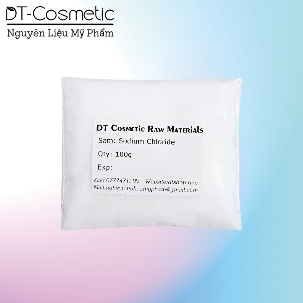 100g Sodium Chloride (Nacl) - Nguyên Liệu Mỹ Phẩm