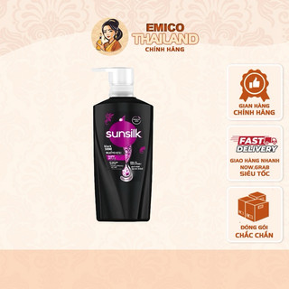Dầu Gội Sunsilk Black Shine Shampoo Chai 350ml Hàng Nội Địa Thái Lan